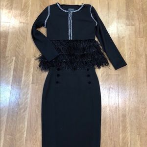 Gracia Feathered Blazer